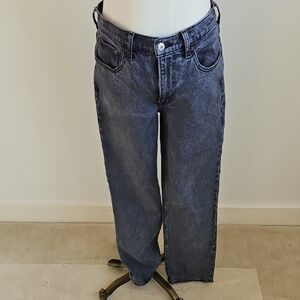 Abercrombie & Fitch Black Denim Straight Leg Jeans